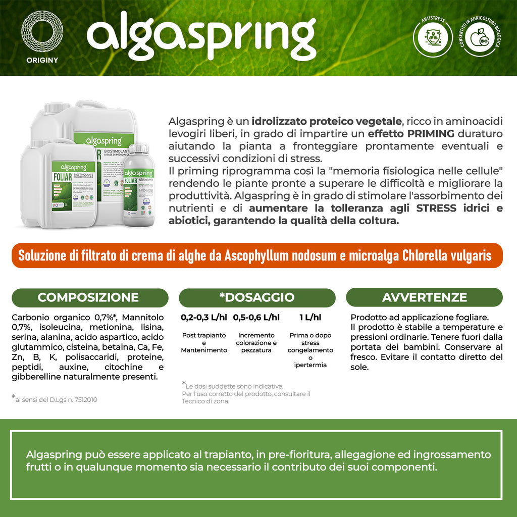 HUBEY Calce Algale 2,5 Kg – Biologica Contro La Piralide Del Bosso – Attivatore Naturale Del Terreno - 6