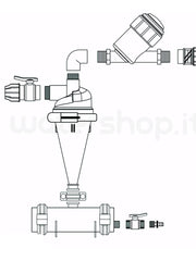 Carica immagine nel visualizzatore galleria, Sistema filtrante 2"