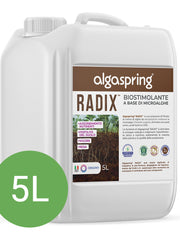 Carica immagine nel visualizzatore galleria, Algaspring Radix – Biostimolante radicale naturale per piante a base di microalghe e acidi umici – uso agricolo (5 litri)
