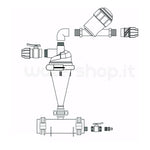 Carica immagine nel visualizzatore galleria, Sistema filtrante 2&quot;
