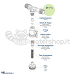 Carica immagine nel visualizzatore galleria, Kit Iniettore Venturi da 1&quot;1/2 con accessori
