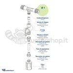 Carica immagine nel visualizzatore galleria, Kit Iniettore Venturi da 1&quot; con accessori
