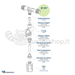 Carica immagine nel visualizzatore galleria, Esploso del Kit Accessori
